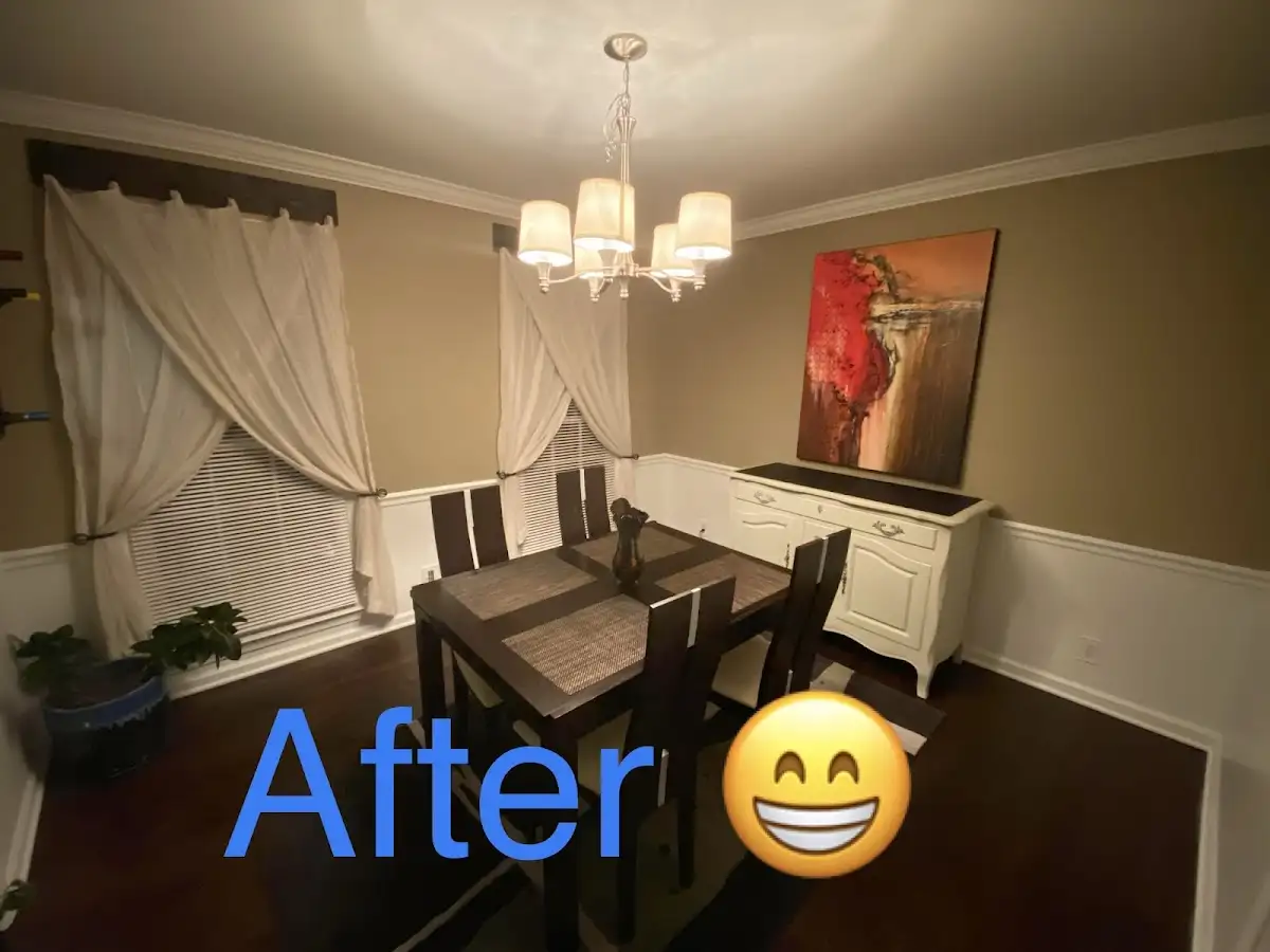 Professional dining room restoration after water damage in Hoover